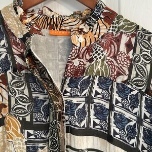 Oliphant Multicolor Long Sleeve Dress